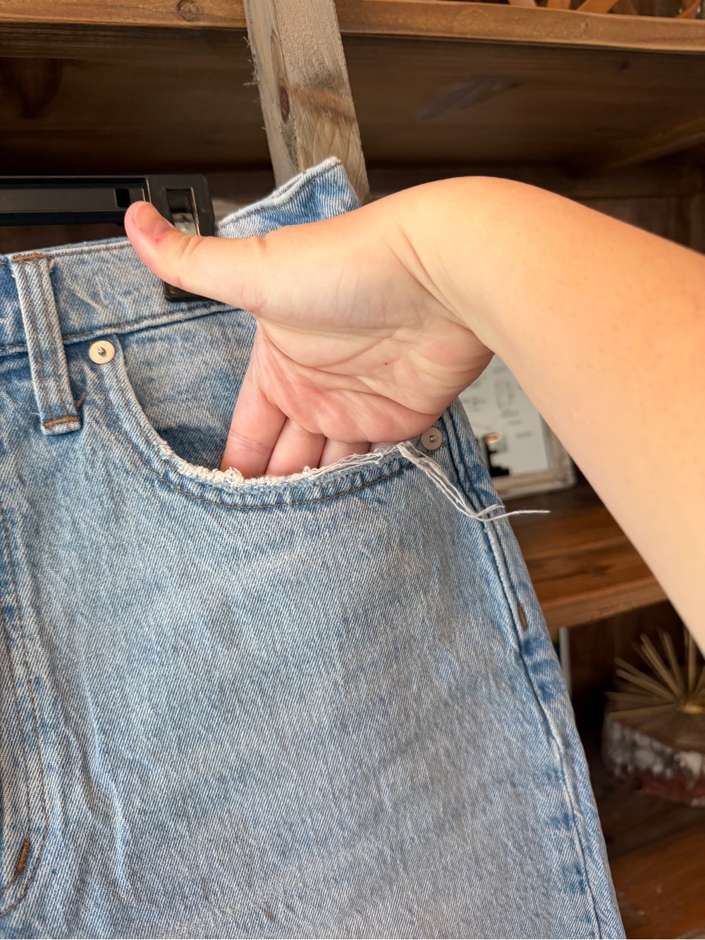 Madewell women’s super wide leg jeans size 28 - Picture 5 of 14